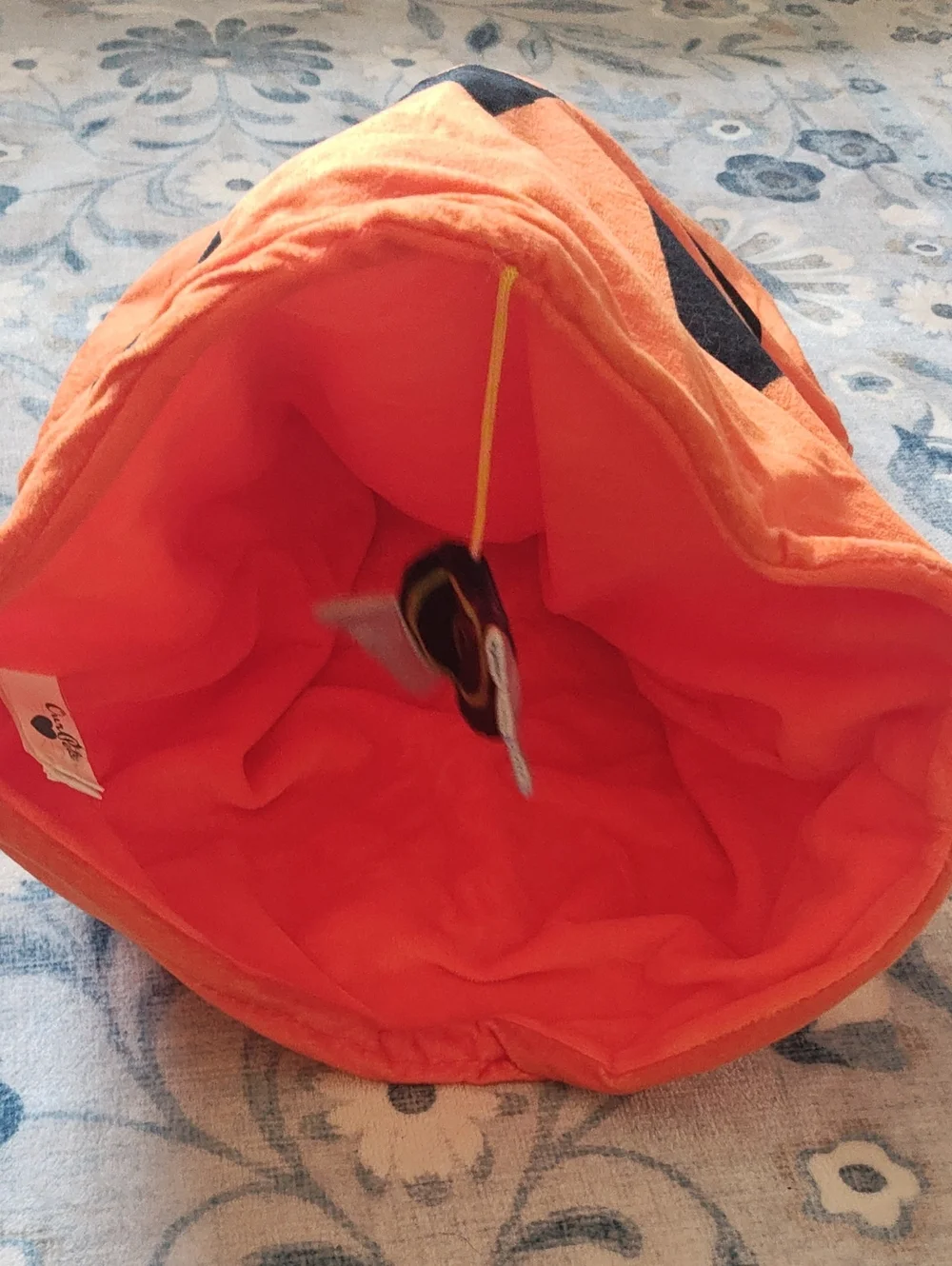 CAT HALLOWEEN JACK-O'-LANTERN PLAY SACK